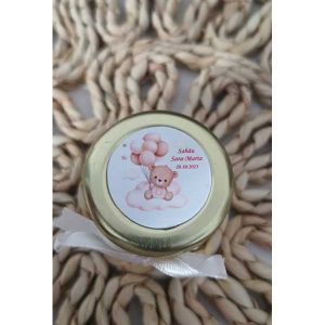 Borcan marturii miere salcam lingura si fundita 65gr