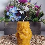 Lumânare formă frunză stejar 200 gr