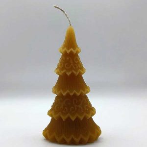 Lumânare naturală formă de brăduleț de crăciun 125 gr