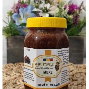 Miere cremă cu caramel si cacao 500 gr