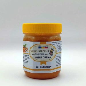 Miere cremă cu curcuma 250gr