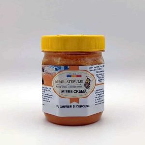 Miere cremă cu curcuma și ghimbir 250gr