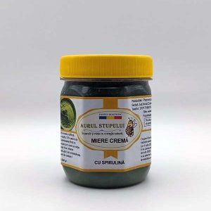 Miere cremă cu spirulină 250gr