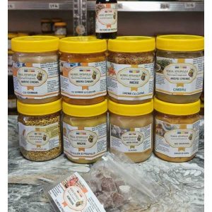 Pachetul cu imunitate (8x 250gr ,1 sticlă propolis 20 ml) + bomboane cu miere si propolis CADOU